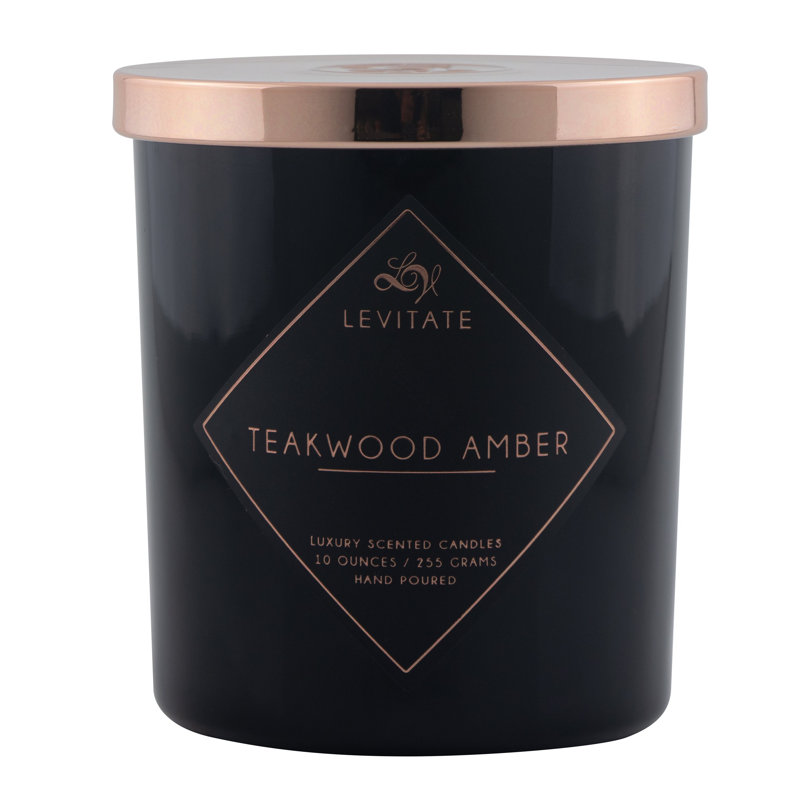 LevitateCandles Teakwood Amber Scented Jar Candle & Reviews Wayfair